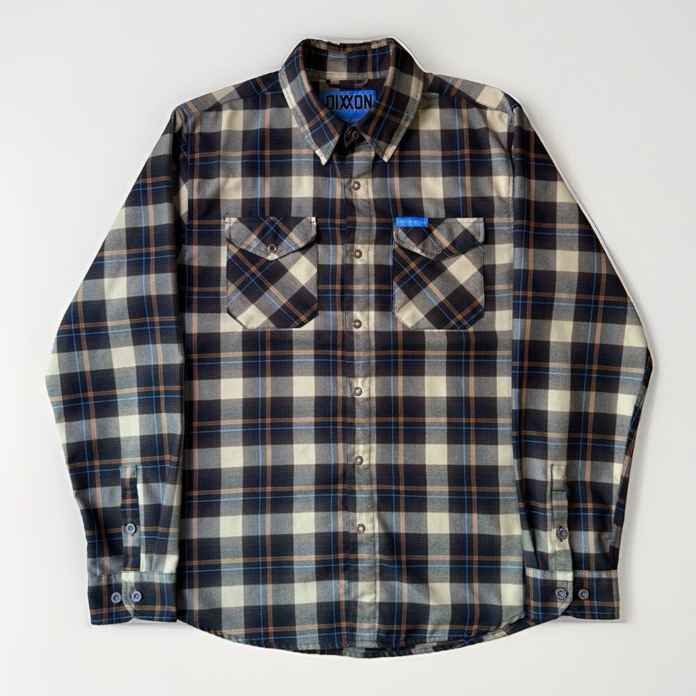 Dixxon Warfighter Flannel Medium Multicolor Snap Long Sleeve Shirt Workwear